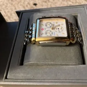 Michele | Accessories | Michele Deco Two Tone Diamond Dial  display picture 3
